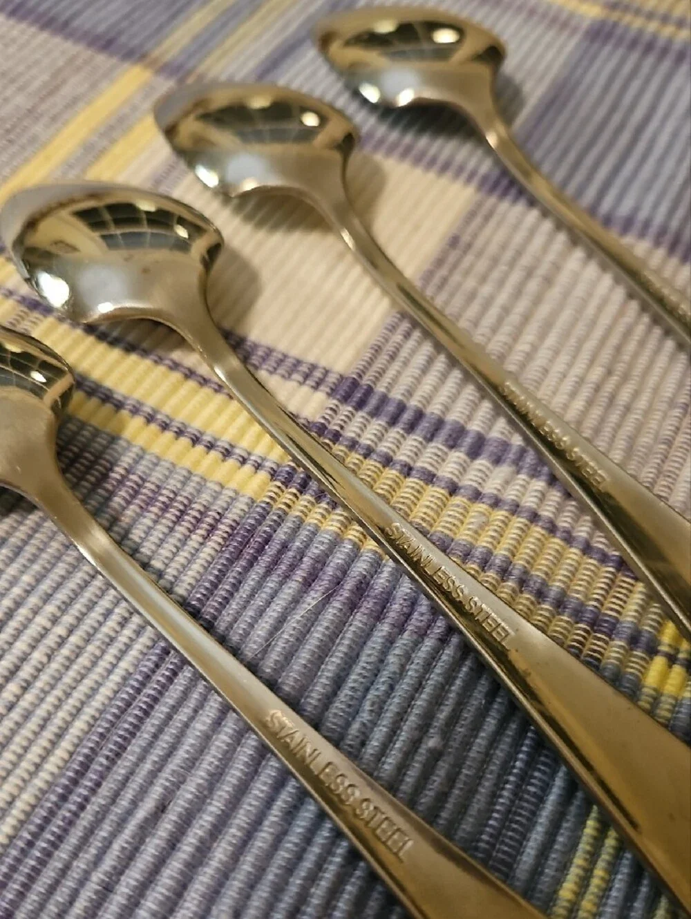 Stainless Steel Grapefruit Spoons - Set of 4
